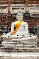 white Buddha statue