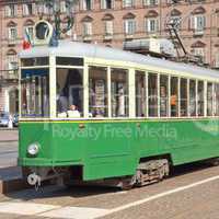 Old tram in Turin