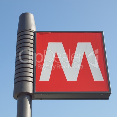 Subway sign