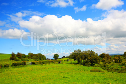 Beautiful Spring landscape in Scotland