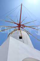 Windmill, Santorini, Greece