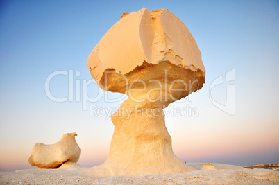 White Desert in Egypt