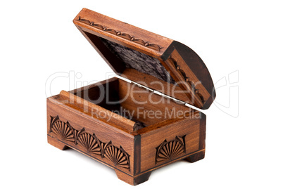 open wood box