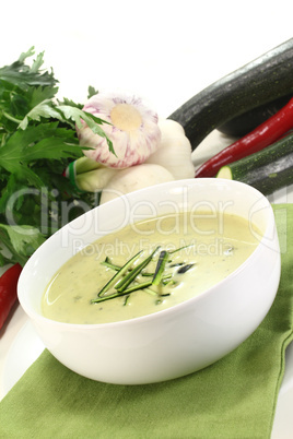 Zucchinicremesuppe