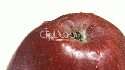 Red apple rotate
