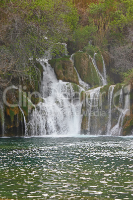 Waterfall on Krka river