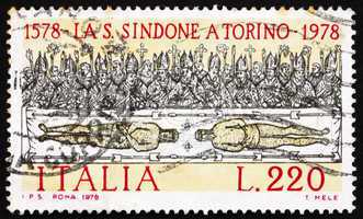Postage stamp Italy 1978 shows Holy Shroud of Turin, by Giovanni