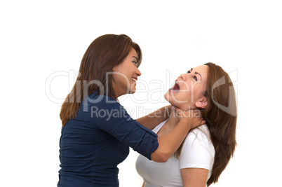 Two fighting woman's