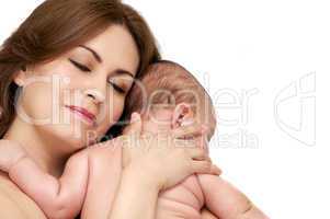 Mother with here baby
