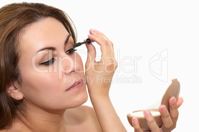 Woman making make-up