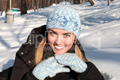 woman in winter clothes