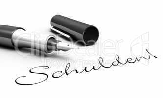 Schulden! - Stift Konzept