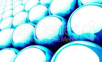 Die blaue Ball Matrix