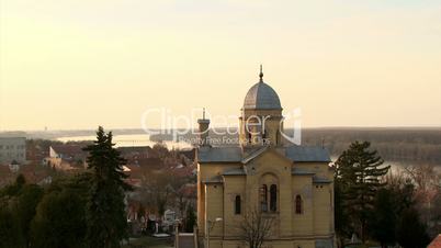 Belgrade, Zemun, Church St Dimitrije, wide
