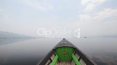 Boat on Inle lake , Myanmar