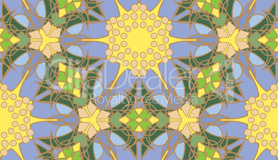 Kaleidoscope Star Burst Pattern