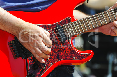 rote Gitarre