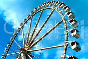 riesenrad in der hafen city