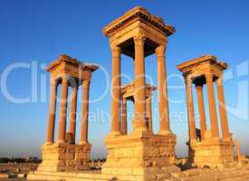 Relics of Palmyra in Syria