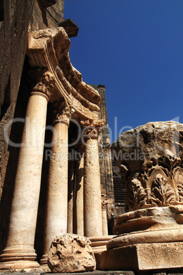 Ancient Roman time theater Relics in Syria