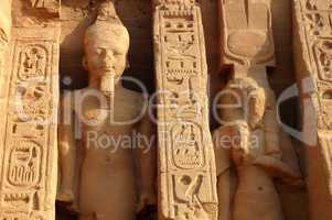 Ramses II at Abu Simbel in Egypt