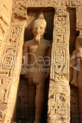 Ramses II at Abu Simbel in Egypt