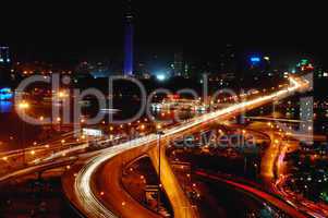 Night scenes of Cairo, Egypt