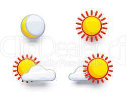 weather symbol set