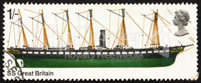 Postage stamp GB 1969 S.S. Great Britain, British Ship