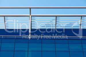 background of the glass modern office building