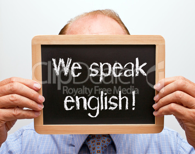 We speak english !