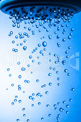 Shower Head with Droplet Water