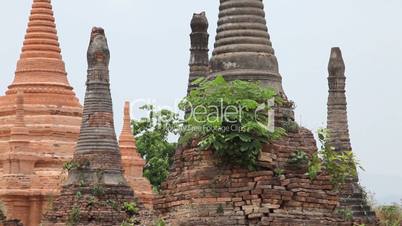 Pagoda in Samkar village, Myanmar