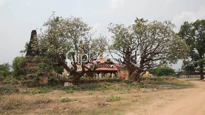 Pagoda in Samkar village, Myanmar