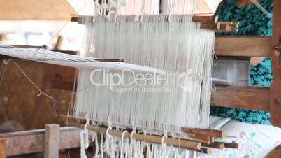 Weaving workshop on Inle lake