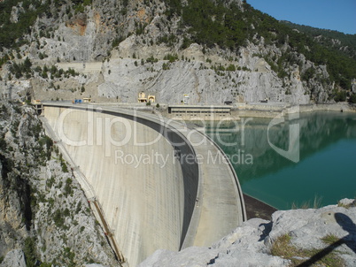 Staumauer des Oberen Manavgat-Stausees