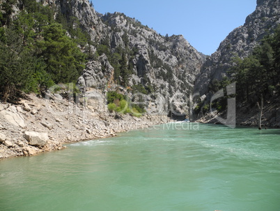 Quelle des Manavgat-Flusses im Green Canyon