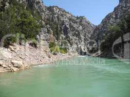 Quelle des Manavgat-Flusses im Green Canyon