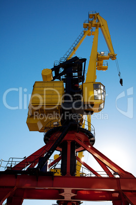 crane in Puerto Madero Buenos Aires Argentina