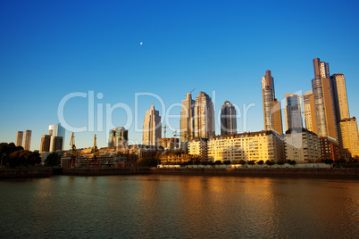 Puerto Madero in Buenos Aires Argentina