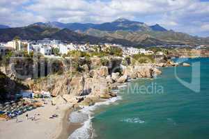 Nerja Town on Costa del Sol in Spain