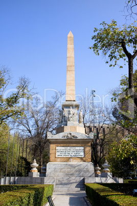 Memorial Monument in Madrid