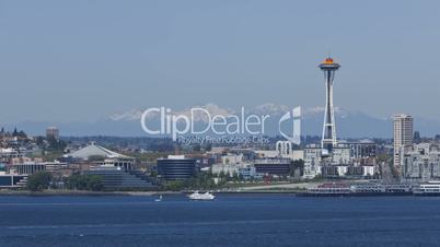 Seattle Mountains with Space Needle