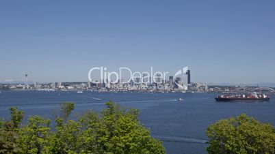 Seattle Skyline Harbor Bay
