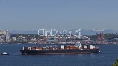 Seattle Container Ship