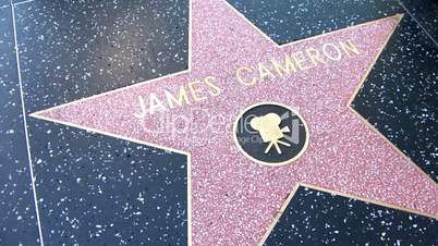 Walk of Fame James Cameron and Mel Brooks