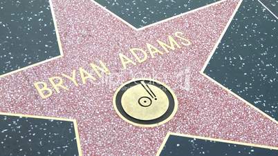Walk of Fame Bryan Adams