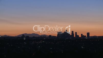 Los Angeles Skyline Sunrise