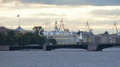 Palace Bridge and Admiralty Shipyard