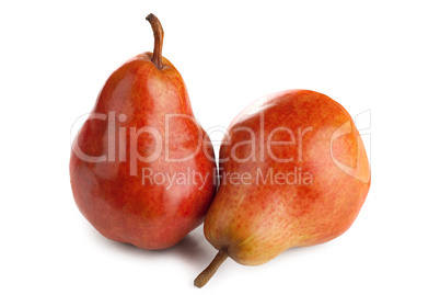 Two fresh pears